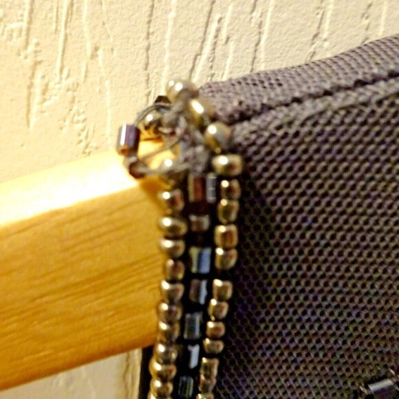 Adrianna Papell Beaded Gown‎ Sz 6 Purple Sleeveless Formal Evening Dress - Picture 3 of 11